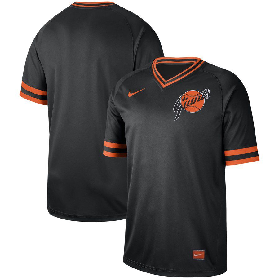 2019 Men MLB San Francisco Giants blank black Nike Cooperstown Collection Jerseys->san francisco giants->MLB Jersey